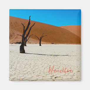 Namibia Sand Dunes Landschaft Sossusvlei Magnet