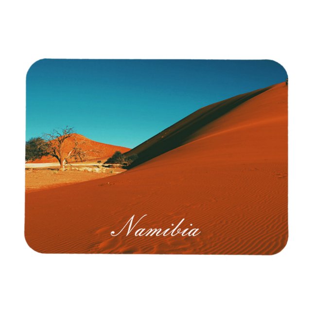 Namibia Sand Dunes Landschaft Sossusvlei Magnet (Horizontal)
