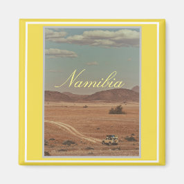 Namibia Savannah Bush Landscape Nature Magnet