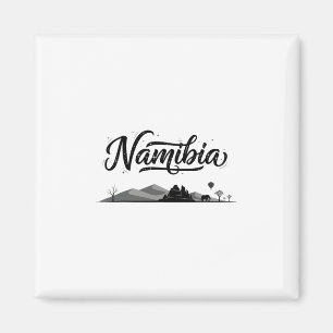 Namibia Skyline Reise Urlaub Outfits Magnet