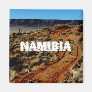 Namibia Tirool Namib Wüste Landschaft Roter Boden Magnet
