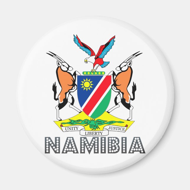 Namibia-Wappen Magnet (Vorne)