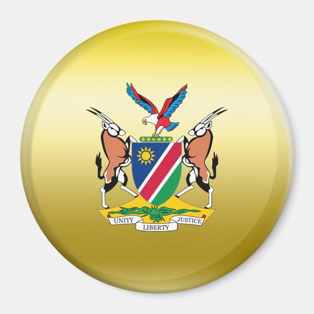 Namibia-Wappen Magnet (Vorne)