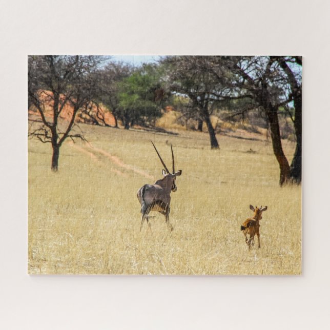 Namibie Safari Jigsaw Puzzle - oryx sauvage (Horizontal)