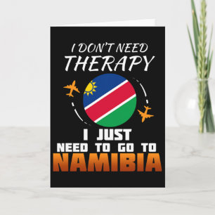 Namibische Flagge I Namibia Flagge I Urlaub Gesche Karte