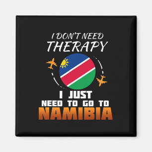 Namibische Flagge I Namibia-Flagge I Urlaubsgesche Magnet
