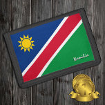 Namibische Flaggenmode, Namibia-Patrioten/Sport Trifold Geldbörse<br><div class="desc">WALLETS: Namibia & Namibia Flag Fashion - Liebe in meinem Land,  Reisegeschenke,  Opa Geburtstag,  Nationalpatrioten / Sportfans</div>