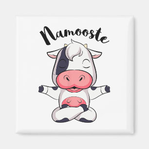 Namoostee Kuh-Shirt Frauen Mädchen Kuh-Liebhaber-G Magnet