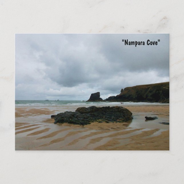 Nampara Cove Porthcothan Bay Cornwall England Postkarte (Vorderseite)