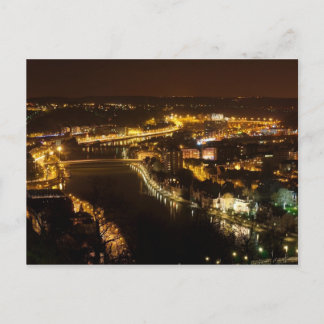 Namur by Night Postkarte