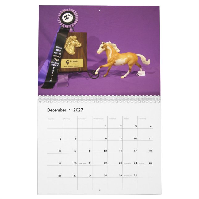 NAN 2018 Breyer Collectability Champions Calendar Kalender (Dez 2027)