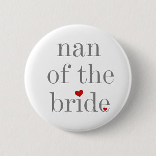Nan des Braut-Knopfes Button