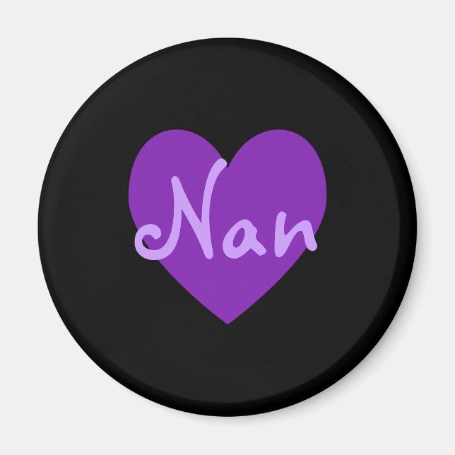 Nan in Lila Magnet (Vorne)