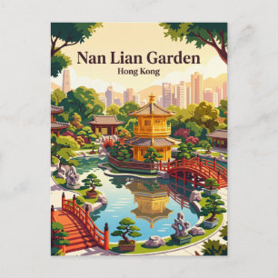 Nan Lian Garten Hongkong Postkarte