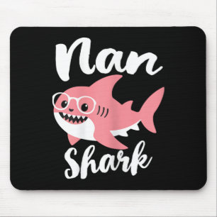 Nan Shark Mother's Day Oma Funny Mousepad