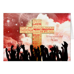 Nan, une croix chrétienne Noël