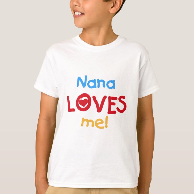 Nana aime mes t-shirts et cadeaux (Devant)
