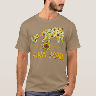 Nana Bear Sonnenblume Muttertagsgeschenk T-Shirt