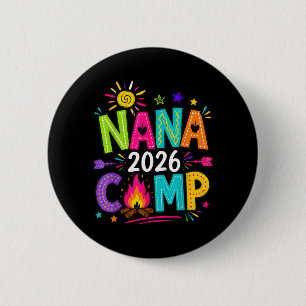 Nana Camp 2026 Familien Sommerurlaub Camping Crew Button