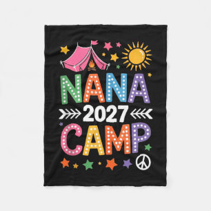 Nana Camp 2027 Familienurlaub Sommer-Camping-Crew Fleecedecke
