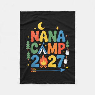 Nana Camp 2027 Familienurlaub Sommer-Camping-Crew Fleecedecke