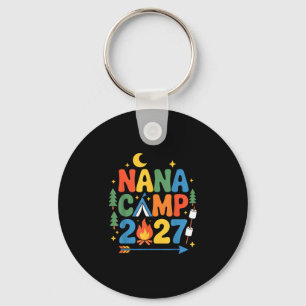 Nana-Camp 2027 Familienurlaub Sommer-Camping-Crew Schlüsselanhänger