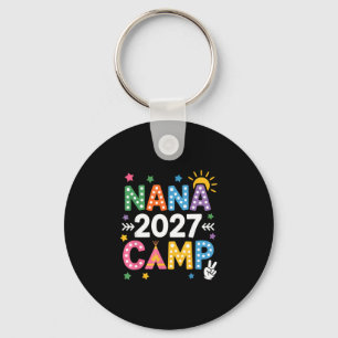 Nana Camp 2027 Familienurlaub Sommer-Camping-Crew Schlüsselanhänger