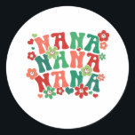 Nana Christmas Stickers<br><div class="desc">Nana Christmas Stickers</div>