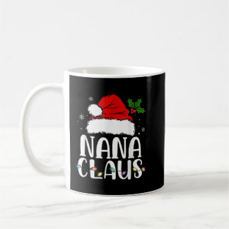 Nana Claus Shirt Weihnachts Pajama Familie Matchin Kaffeetasse