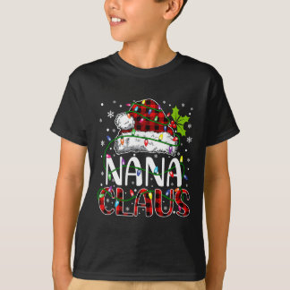 Nana Claus WeihnachtsLICHT Matching Family Xmas P T-Shirt
