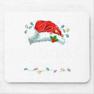 Nana Claus Xmas Santa Matching Family Christmas Pa Mousepad