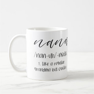 Nana Coffee Mug Grandma Coffee Mug Fête des mères