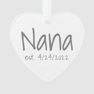 Nana Date Établie Ornement Acrylique