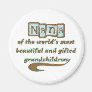 Nana der begabten Enkelkinder Magnet