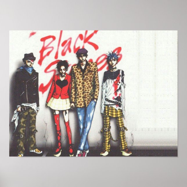 Nana Die schwarzen Steine Band verteilt sich 2 Poster (Vorne)