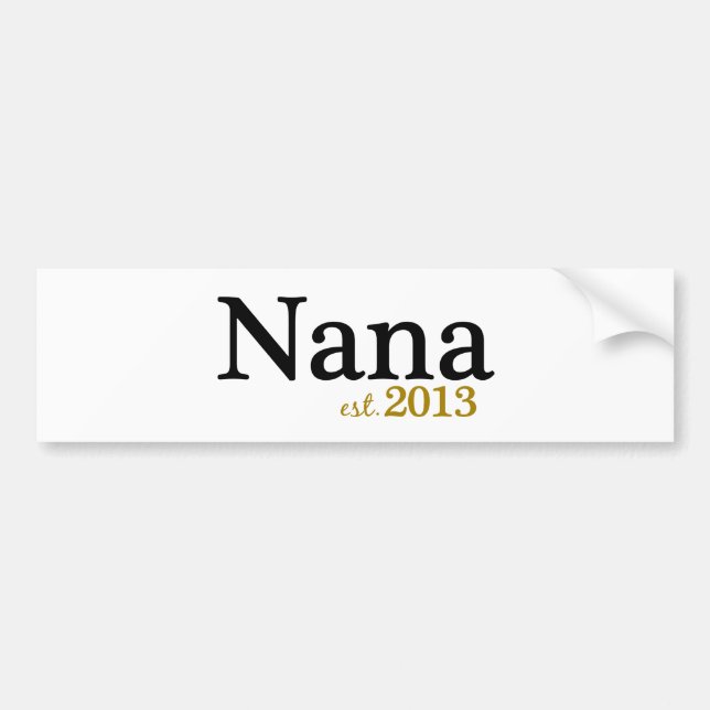 Nana Est 2013 Autoaufkleber (Vorne)