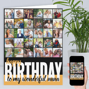 Nana Foto Collage 31 Picture Happy Birthday Card Karte