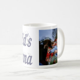 Nana Foto graue Textkaffee Tasse