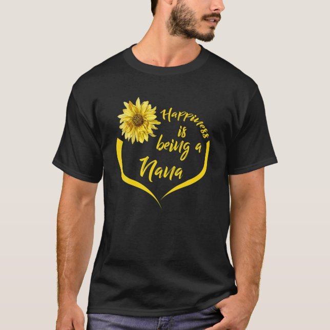 Nana Geschenk: Glück ist ein Nana T-Shirt (Vorderseite)