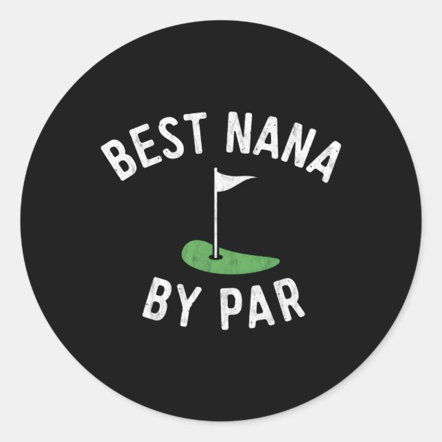 Nana Golf Best Nana Golfplatz Val Grande Runder Aufkleber (Vorderseite)