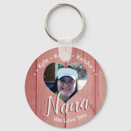 Nana Grandkids Personalisiert We Liebe you Foto Ke Schlüsselanhänger