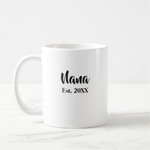 Nana Grandma A Établi Une Nouvelle Mug De Grand-Mè