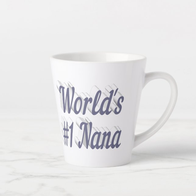 Nana grauer Text Mütter Day Milchtasse (Rechts)