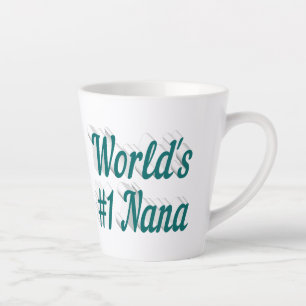 Nana Green Text Mütter Day Milchtasse