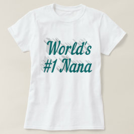 Nana Green Text Mütter Day T-Shirt