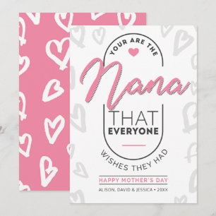 Nana Happy Mother Day  Feiertagskarte