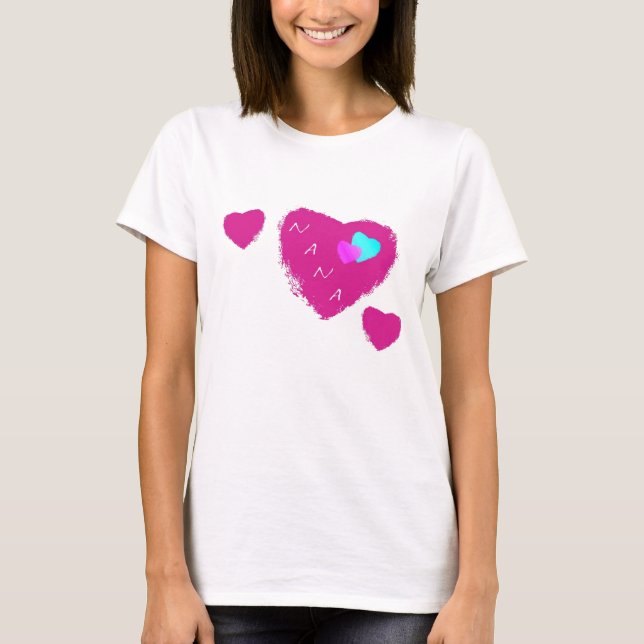 Nana Hearts T - Shirt (Vorderseite)