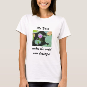 Nana ist eine wunderschöne Pink Water Lily Blume O T-Shirt