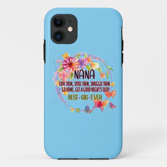 Nana Liebe sie verwischt sie Schnurrbart sie Case-Mate iPhone Hülle (Rückseite)