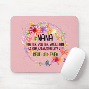 Nana Liebe sie verwischt sie Schnurrbart sie Mousepad
